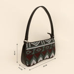 Emily Handloom Shoulder Bag Cactus Measurement