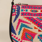Emily Handloom Women Shoulder Bag Capri Blue Close