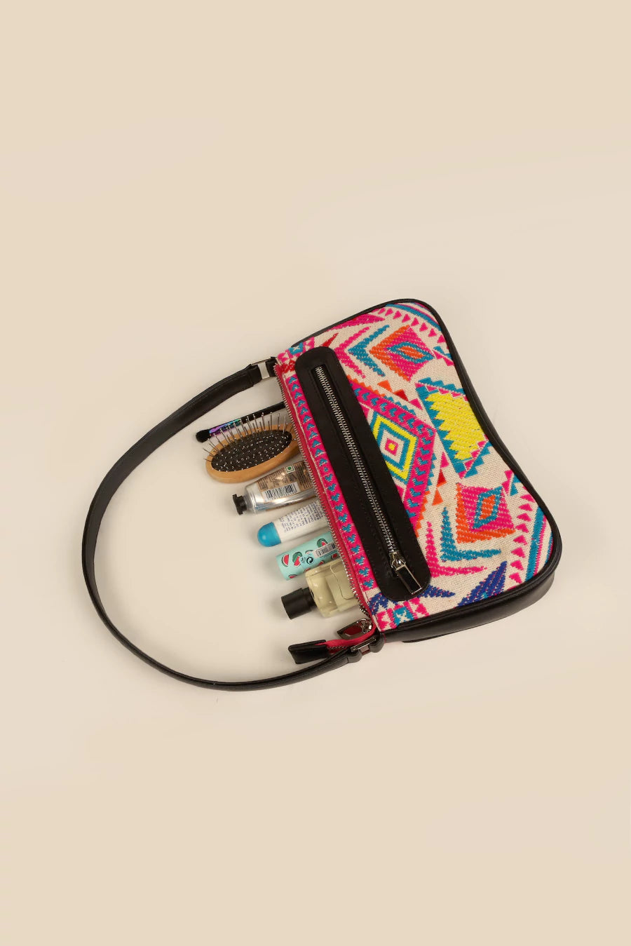 Emily Handloom Women Shoulder Bag Capri Blue Lifestyle