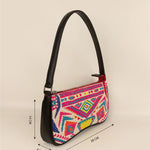 Emily Handloom Women Shoulder Bag Capri Blue Measurement