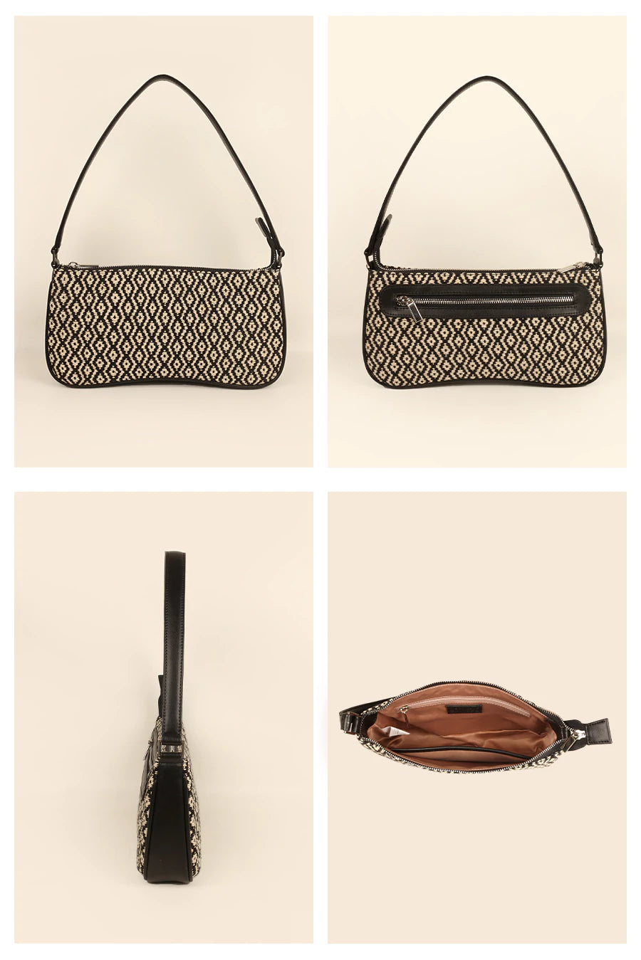Emily Handloom Shoulder Bag Plaster Details