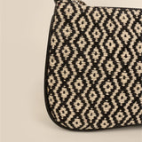 Emily Handloom Shoulder Bag Plaster Close