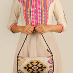 Emily Handloom Women Shoulder Bag Tangelo Model 3