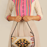 Emily Handloom Women Shoulder Bag Tangelo Model 3