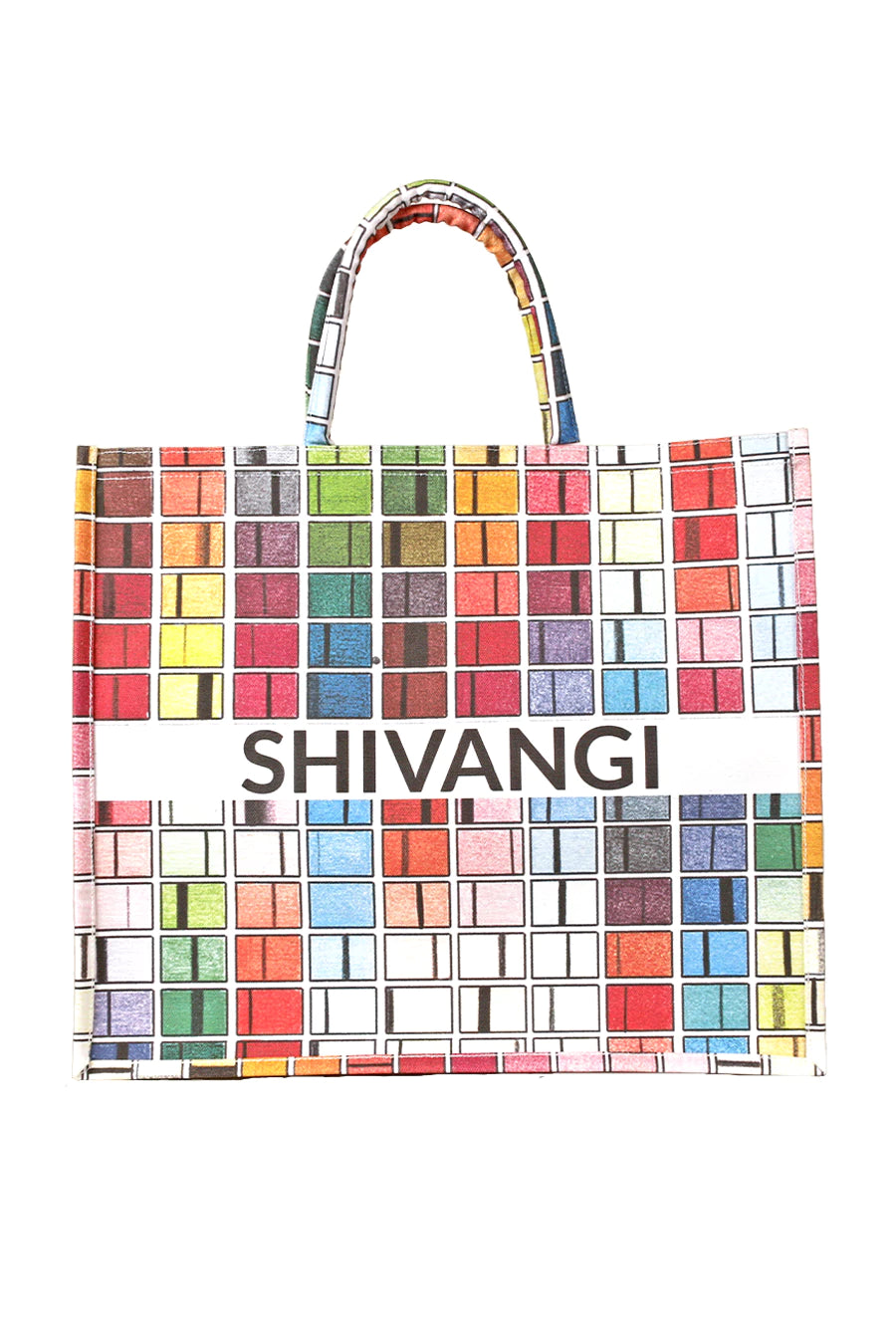 Italia Canvas Tote Bag multicolor Front