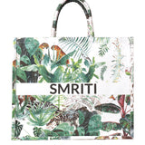 Italia Canvas Tote Bag green Front