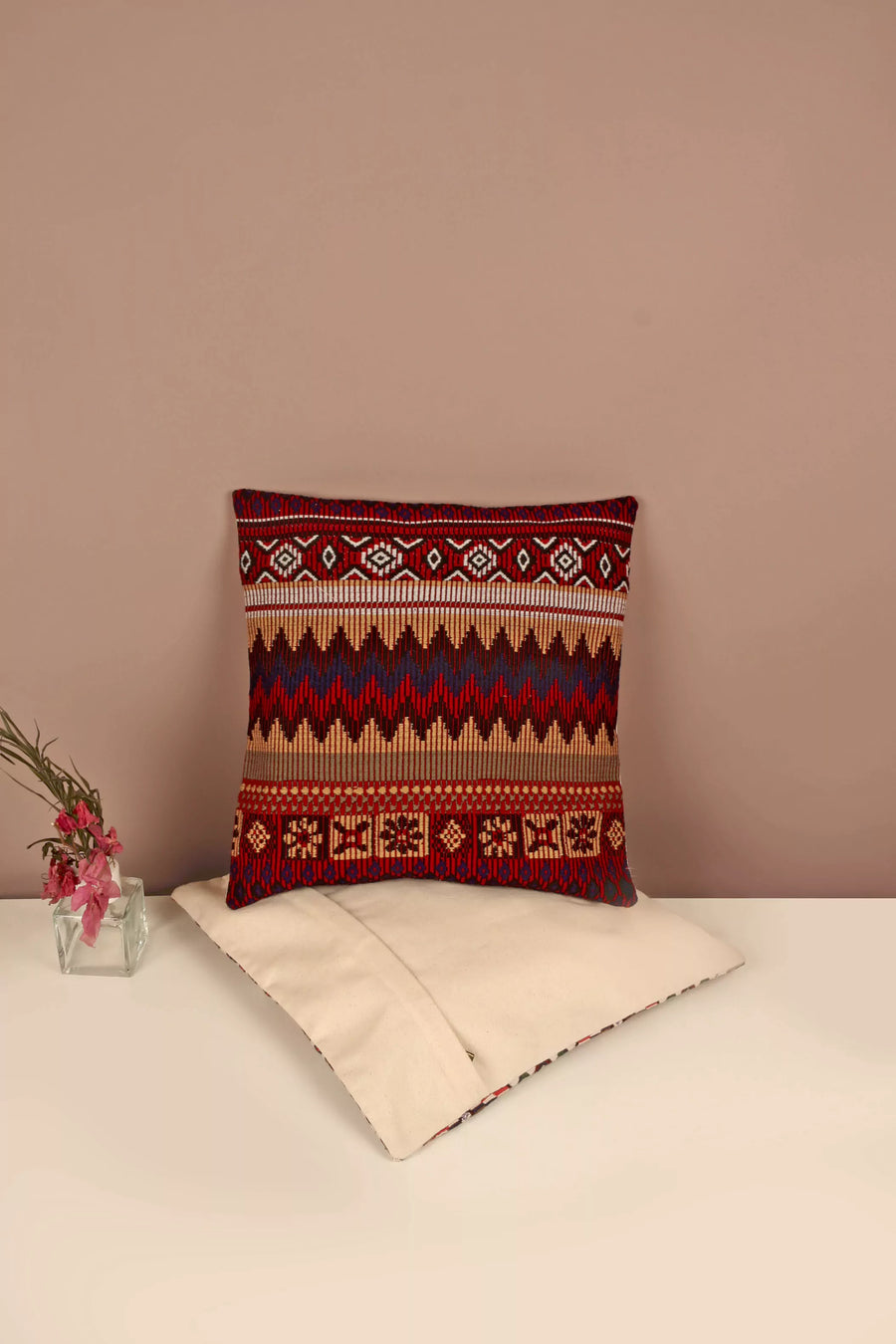 Printed Cushion Cover Pink