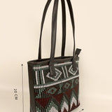 Mini Handloom Tote Bag Cactus Measurement