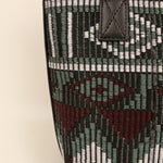 Mini Handloom Tote Bag Cactus Close