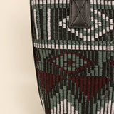 Mini Handloom Tote Bag Cactus Close