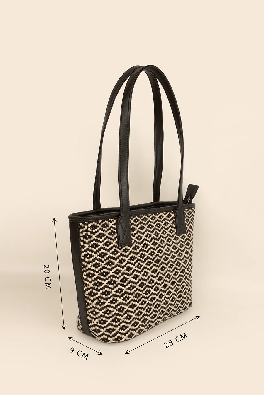 Mini Handloom Tote Bag Plaster Measurement