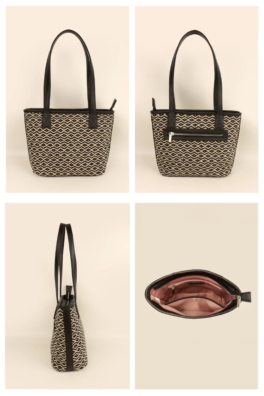 Mini Handloom Tote Bag Plaster Details