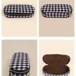 Handloom Eyewear Case Checkered Details