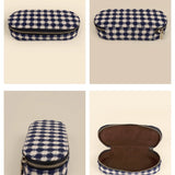 Handloom Eyewear Case Checkered Details