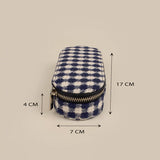 Handloom Eyewear Case Checkered Measurement