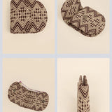 Handloom Women Wallet / Purse Organizer Brown Chevron Details