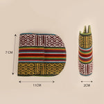 Handloom Women Wallet / Purse Organizer Carmel Measurement