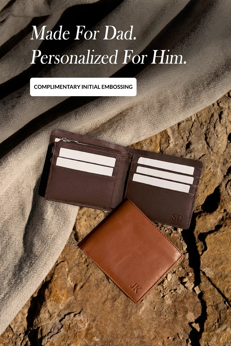 Leonardo Vegan Leather Men Bifold Wallet 