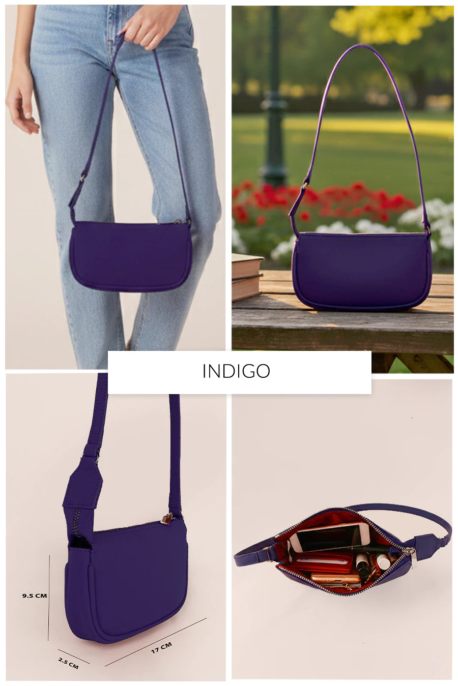 Baby Sling Vegan Leather Shoulder Bag THE HOUSE OF GANGES