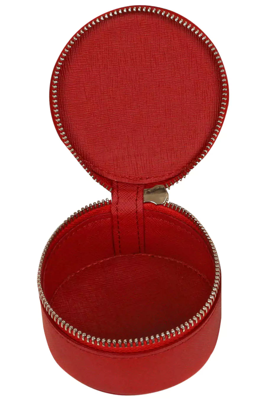 Rogate Large Vegan Leather Watch Case Ruby Open