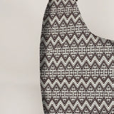 Katie Medium Shoulder Bag Handloom Brown Chevron Close