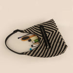 Katie Medium Shoulder Bag Handloom Jet Black Lifestyle