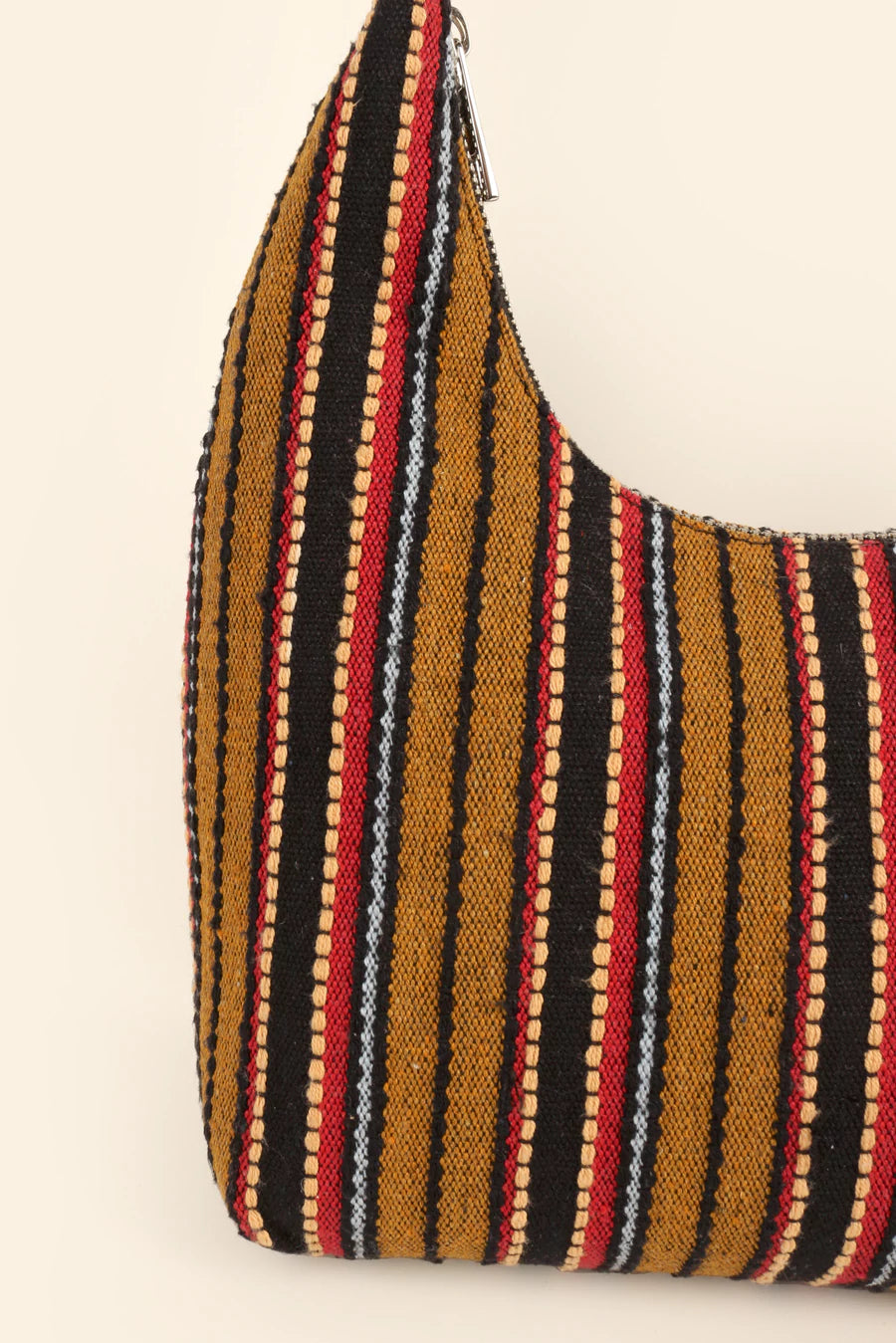 Katie Medium Shoulder Bag Handloom Lilac Close