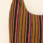 Katie Medium Shoulder Bag Handloom Lilac Close