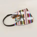 Katie Medium Shoulder Bag Handloom Ruching Lifestyle