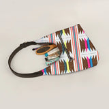 Katie Medium Shoulder Bag Handloom Ruching Lifestyle