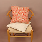 Printed Cushion Cover Orange L2