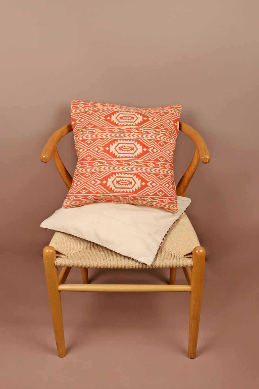 Printed Cushion Cover Orange L2