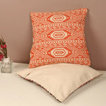 Printed Cushion Cover Orange L1