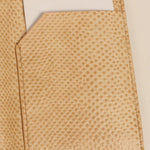 Cruelty Free unisex wallet and cardholder beige close