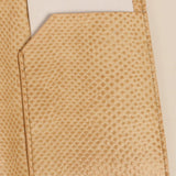 Cruelty Free unisex wallet and cardholder beige close