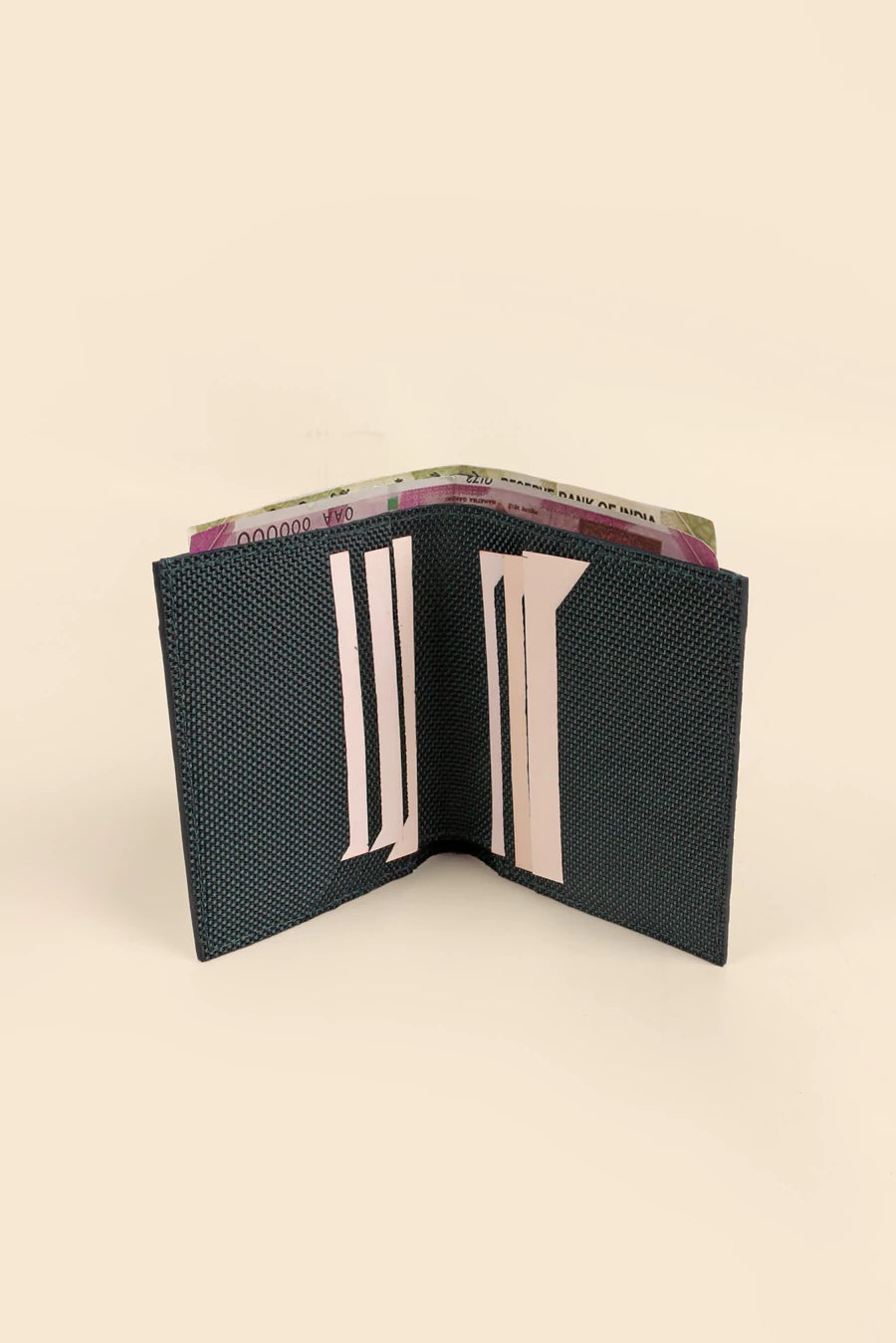 Polyblend waterproof unisex wallet and cardholder blue lifestyle 1