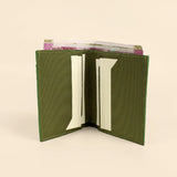 Polyblend waterproof unisex wallet and cardholder green lifestyle 1
