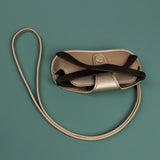 Vegan sunglass cover/case with sling silver L2