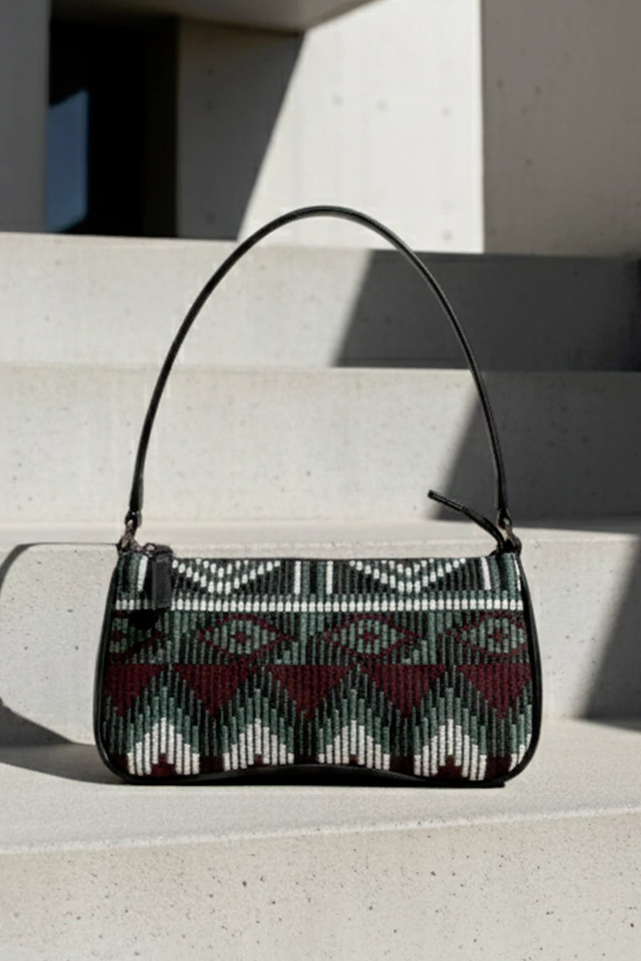 Emily Handloom Shoulder Bag THE HOUSE OF GANGES