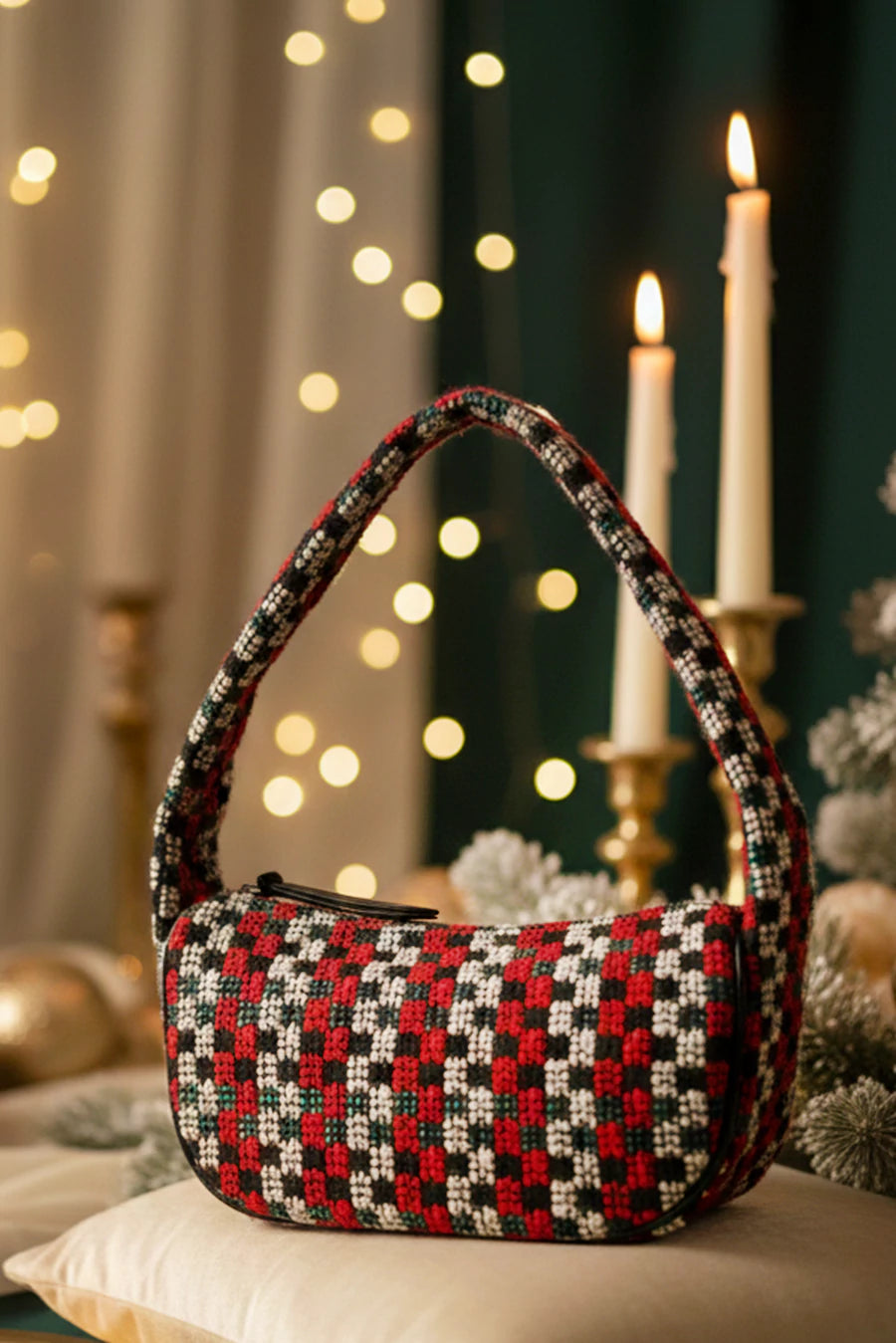 Cushy Handloom Shoulder Bag THE HOUSE OF GANGES