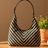 Katie Medium Handloom Shoulder Bag