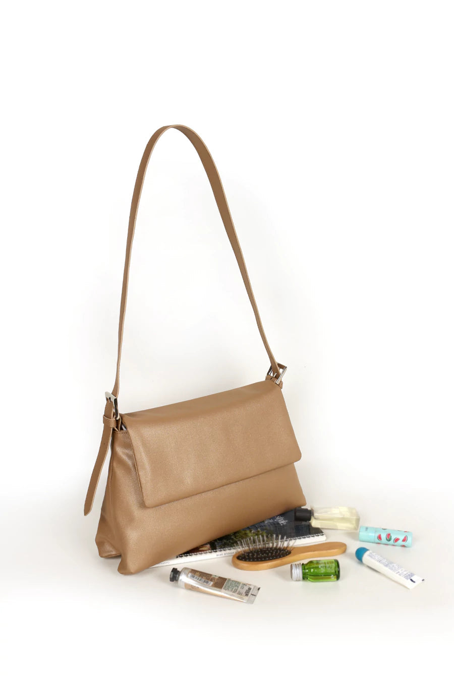 Maeve Vegan Leather Shoulder Bag THE HOUSE OF GANGES