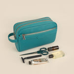Travel Toiletry Pouch Vegan Leather Caribbean Lifestyle 