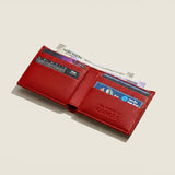 Thin Bifold Vegan Leather Men Wallet