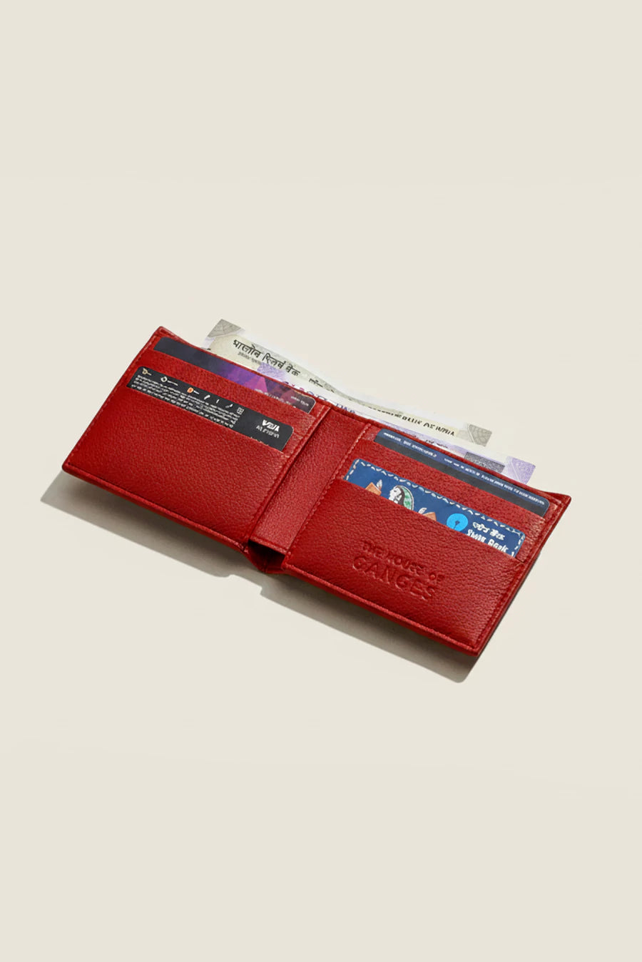 Thin Bifold Vegan Leather Men Wallet THE HOUSE OF GANGES