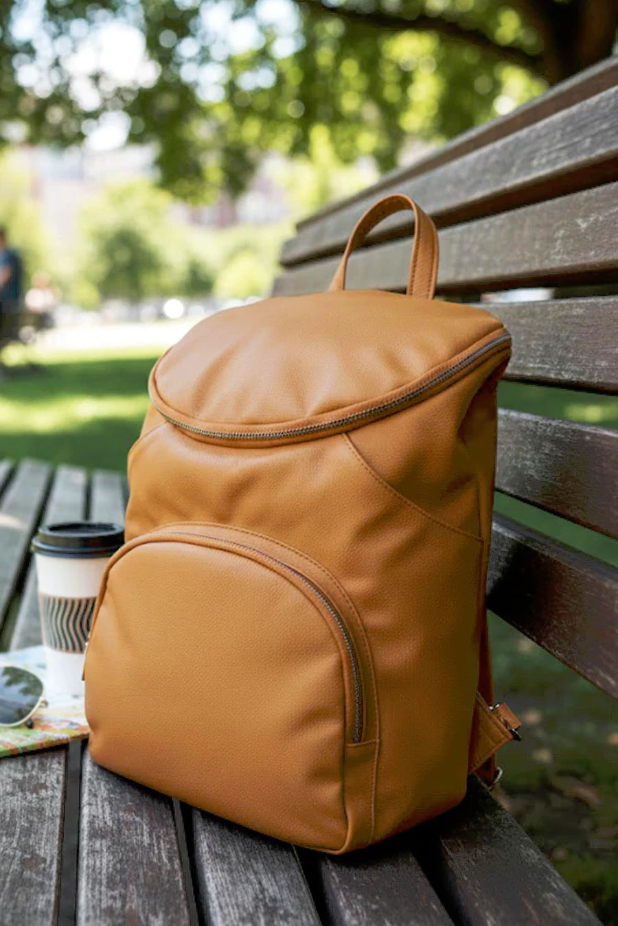 Willow Vegan Leather Backpack THE HOUSE OF GANGES