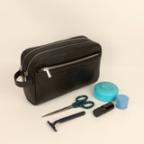 Men Vegan Travel toiletry bag Midnight Lifetsyle