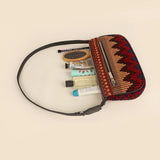 Daily Sling Handloom Women Shoulder Bag Maroon Velvet Lifestyle