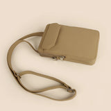 Vertical Vegan Leather Mobile Pouch