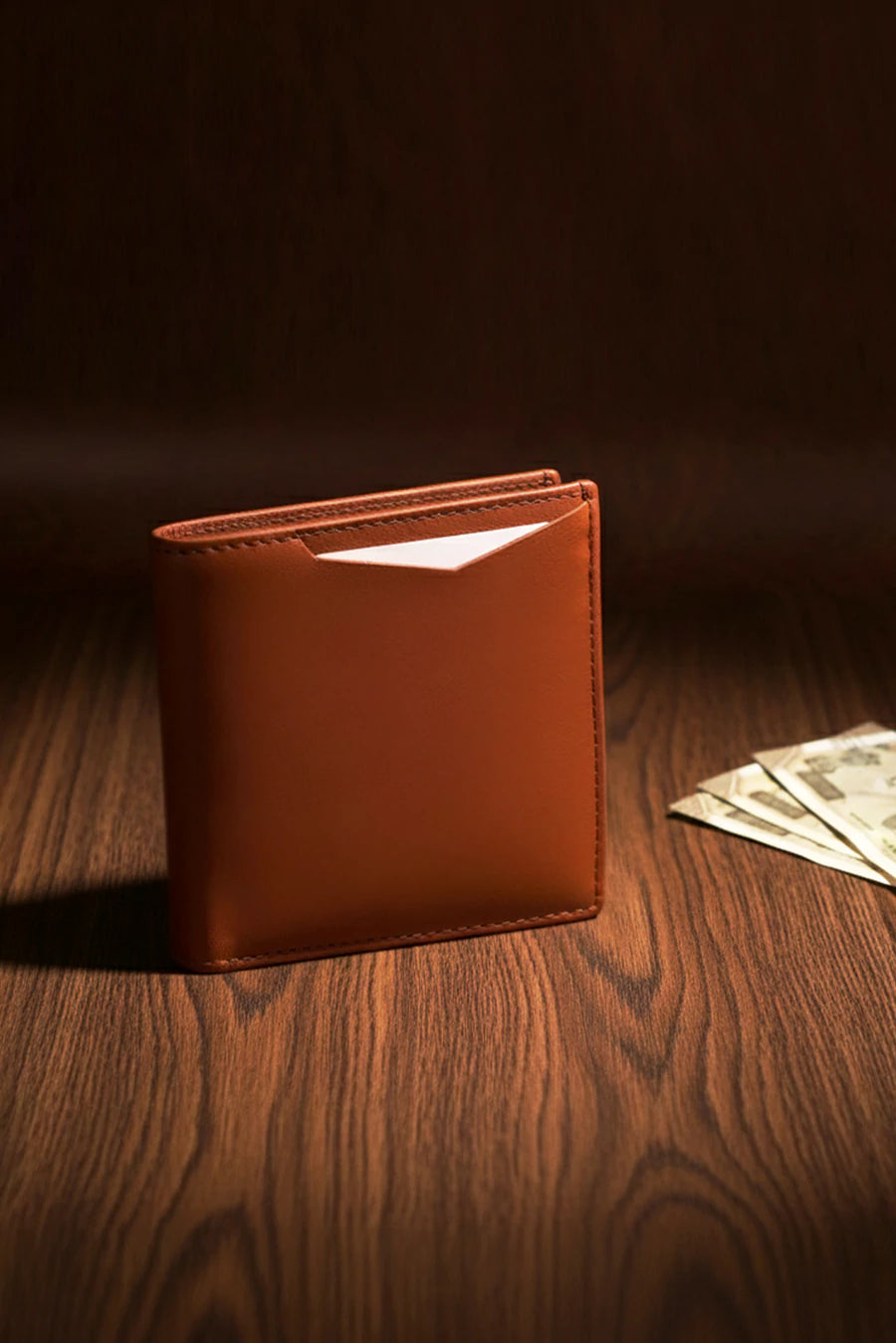 Bechem Vegan Leather Bifold Wallet THE HOUSE OF GANGES